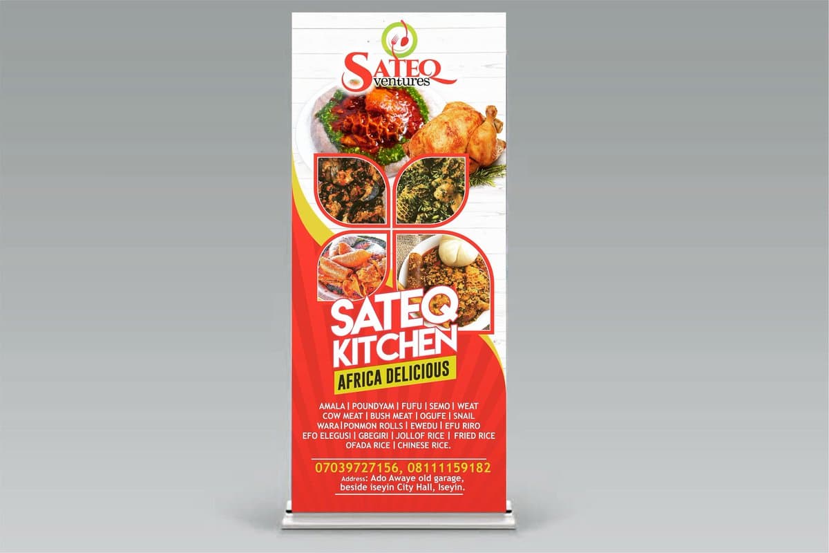 Narrow Base Roll-up Banner - Image 1